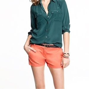 J Crew red-orange Broken in Chino short Size 4